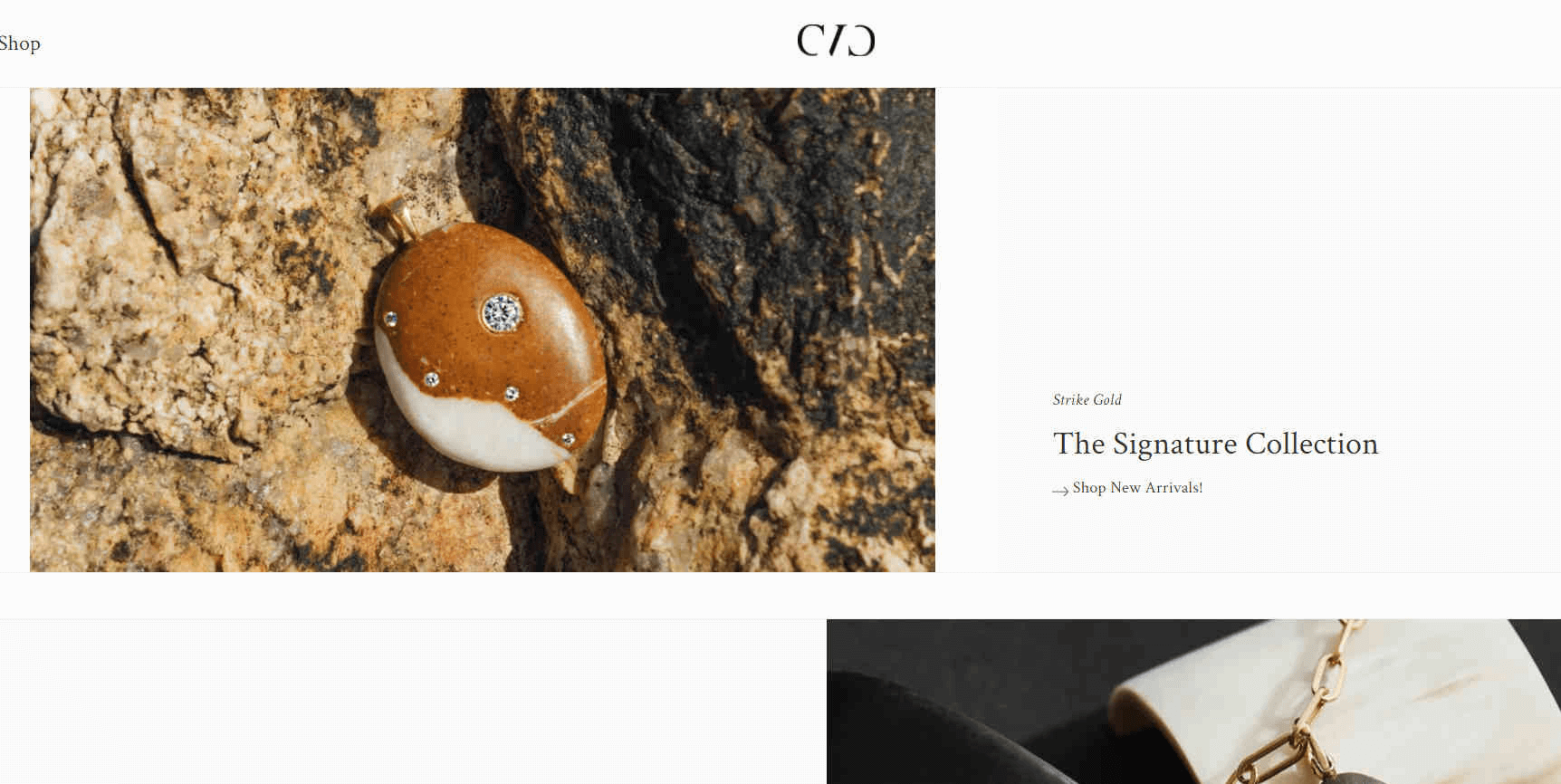 Cvc Stones官网-鹅卵石和钻石结合组成的小众品牌